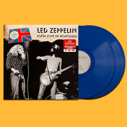 LED ZEPPELIN 2xLP Lotta Love In Honolulu (Blue Colour Vinyl) 200 Numbered Copies