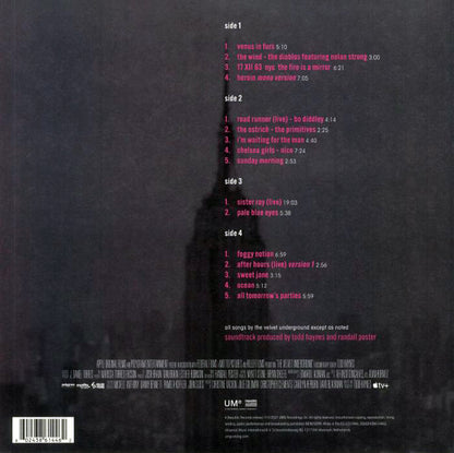 VELVET UNDERGROUND 2xLP Music From The Motion Picture Soundtrack By Todd Haynes