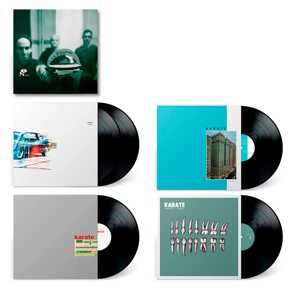 KARATE BOX SET 5xLP Time Expired (Black Vinyl Edition)