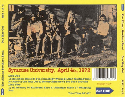 ALLMAN BROTHERS BAND 2xCD One Way Out