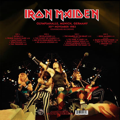 IRON MAIDEN 2xLP Scream For Me Munich (Red Coloured Vinyls) 250 Copies