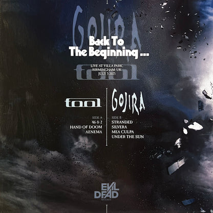 GOJIRA / TOOL LP Back To The Beginning... (Clear Coloured Vinyl)