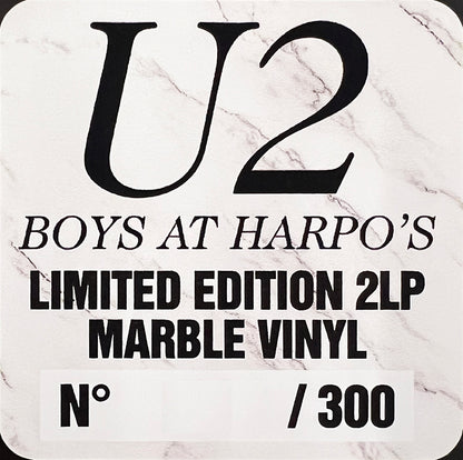 U2 2xLP Boys At Harpo’s (Marbled Coloured Vinyls) PROMO EDITION