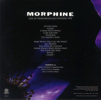 MORPHINE LP Live At Transmusicales Festival 1993