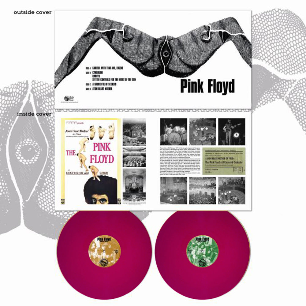 PINK FLOYD 2xLP Hamburg Germany 25.02.1971 (Purple Coloured Vinyl Numbered)