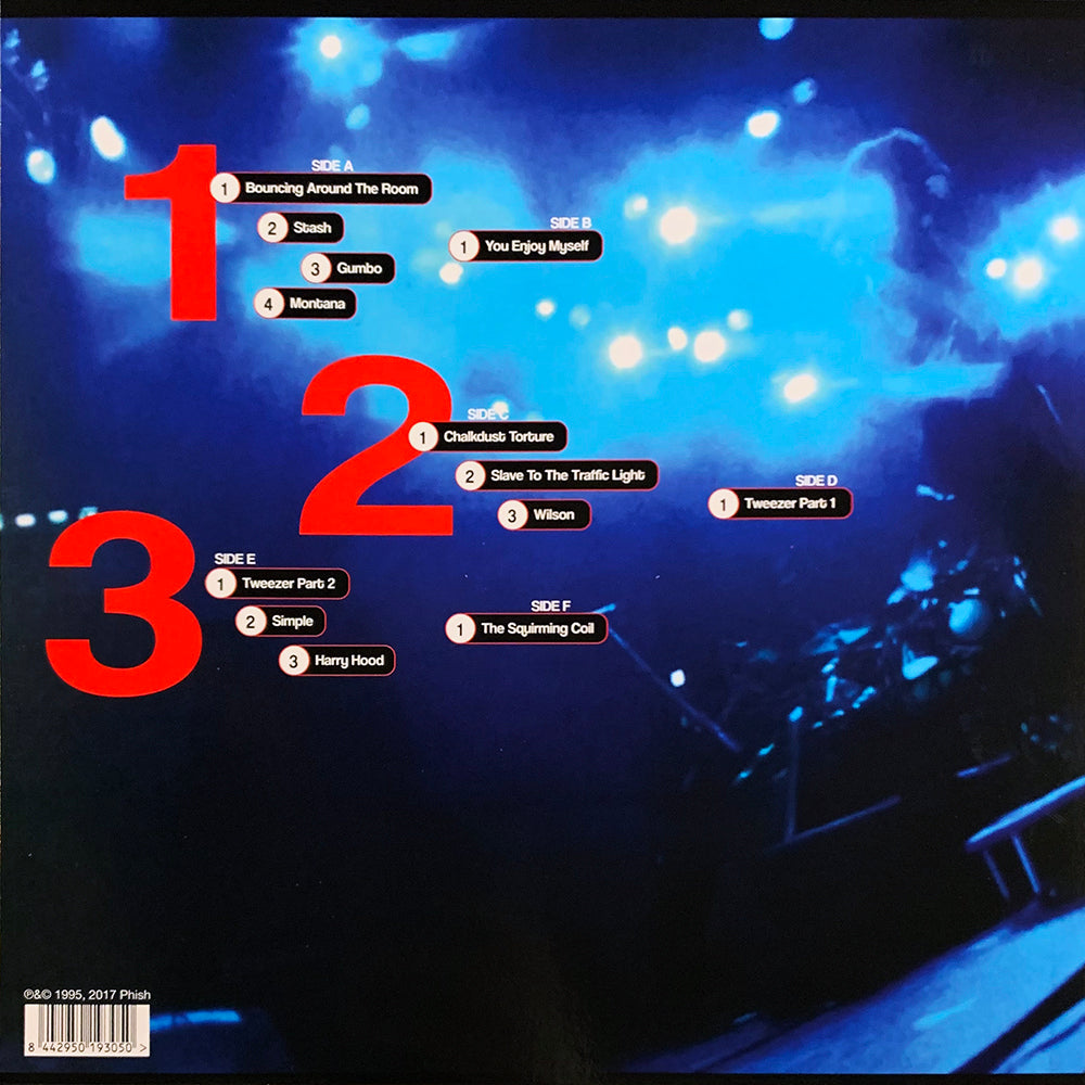 PHISH 3xLP A Live One (Split Red & Blue Coloured Vinyls)