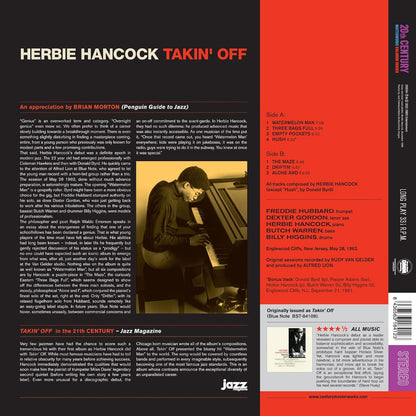 HERBIE HANCOCK LP Takin' Off (Red Coloured 180 Gram Heavyweight Vinyl)
