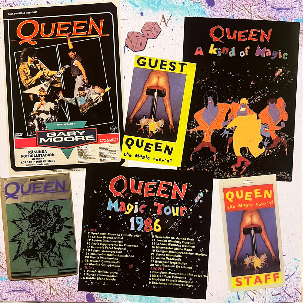 QUEEN 2xLP Magic Night In Stockholm (Blue & Green Crystal Colour) 320 Copies