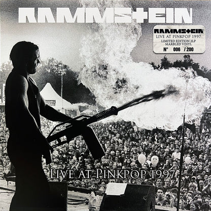 RAMMSTEIN 2xLP Live At Pinkpop 1997 (Marbled Coloured Vinyl) 200 Numbered Copies