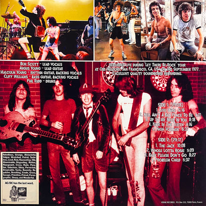 AC/DC LP Live In San Francisco, USA, September 1977 (500 Copies)