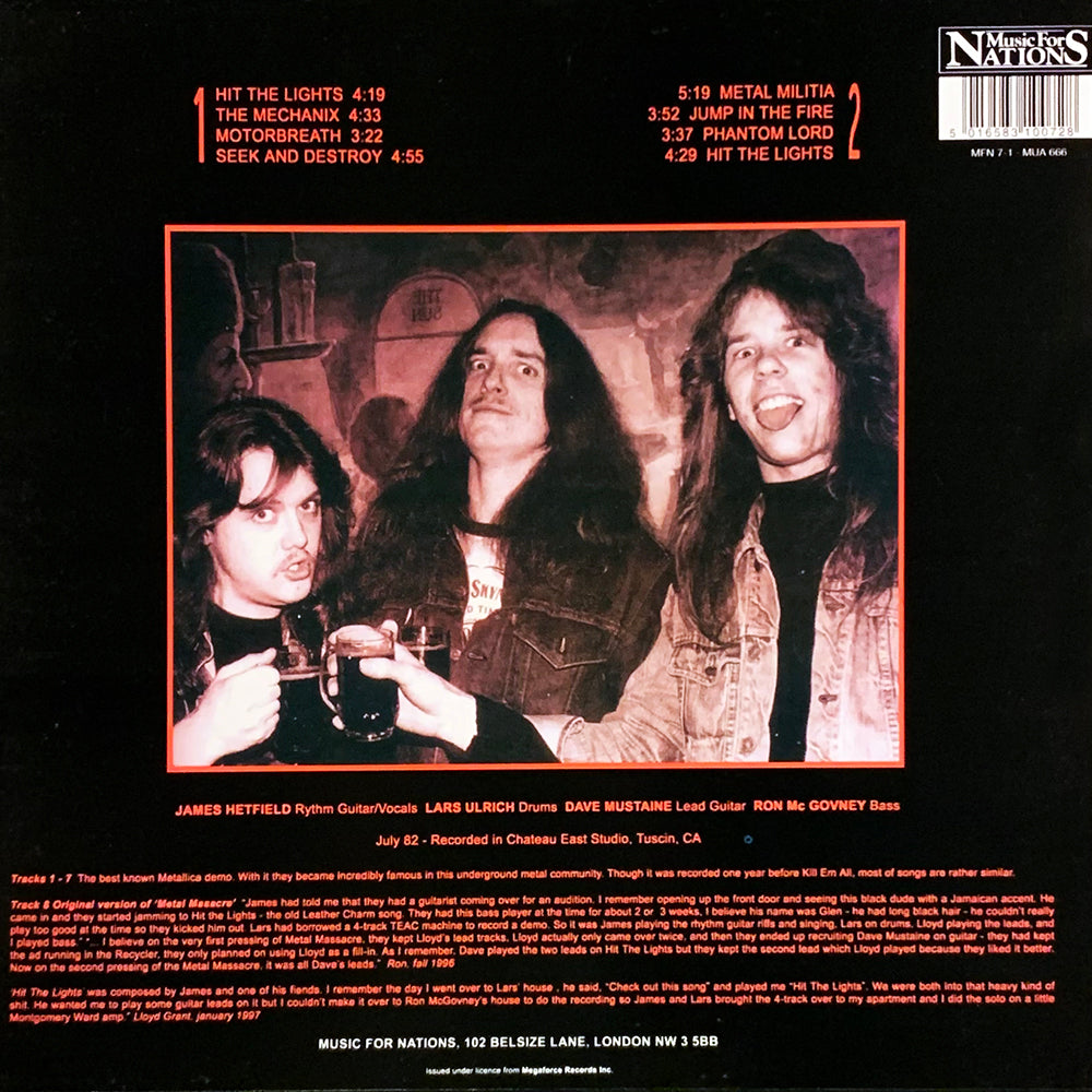METALLICA LP Metal Up Your Ass (Blue Coloured Vinyl) with Poster!