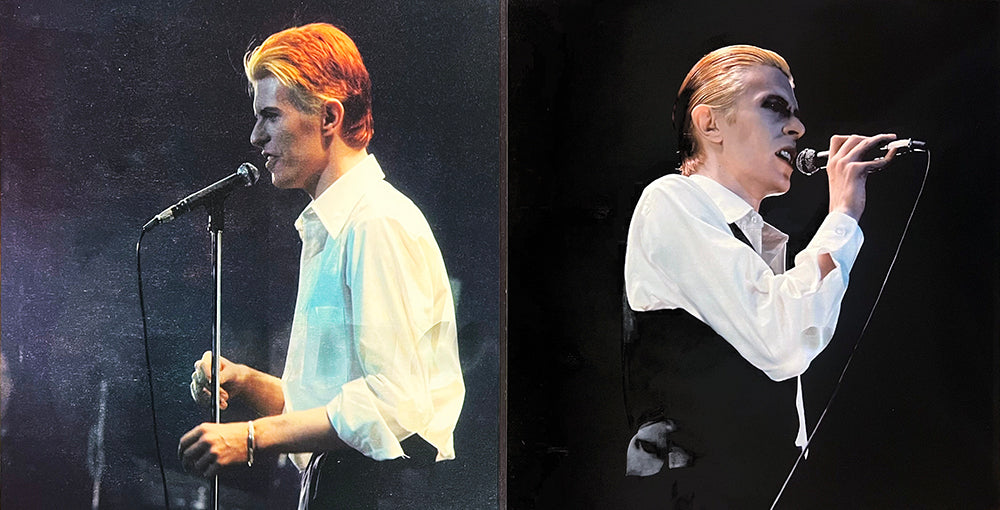DAVID BOWIE 2xLP Inglewoodforumdavidbowie (Black & Yellow Marble Coloured)
