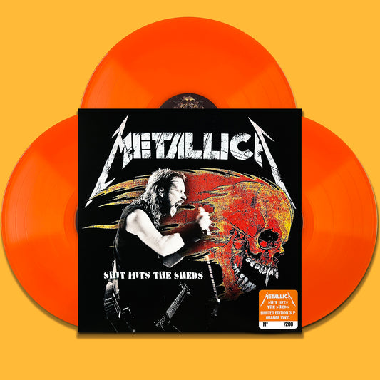METALLICA 3xLP Shit Hits The Sheds (Orange Colored Vinyl) PROMO Edition