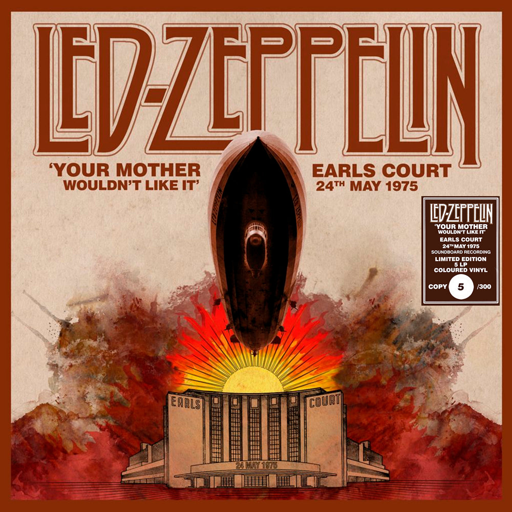 LED ZEPPELIN 5xLP BOX SET Your Mother Wouldn’t Like It (Colour 300 Numbered)