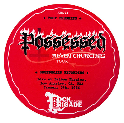 POSSESSED LP Seven Churches Tour (TEST PRESSING)