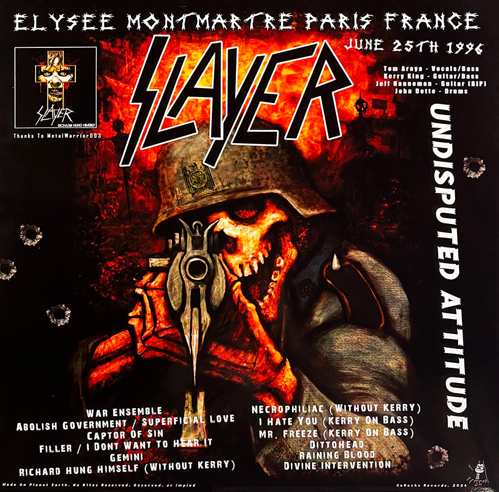 SLAYER LP Richard Hung Himself (Orange Coloured Vinyl)