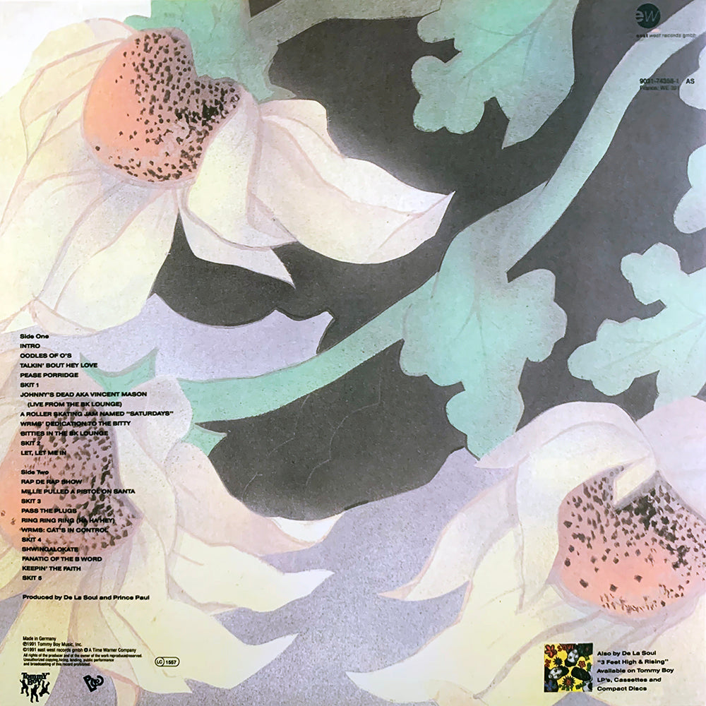 DE LA SOUL LP De La Soul Is Dead (180 Gram Heavyweight Vinyl)