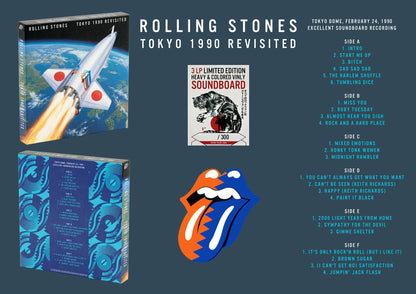 ROLLING STONES 3xLP BOX SET Tokyo 1990 Revisited (Coloured 300 Numbered Copies)