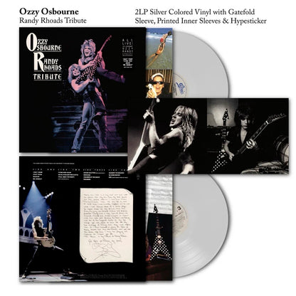 OZZY OSBOURNE 2xLP Randy Rhoads Tribute (Silver Coloured Vinyls)