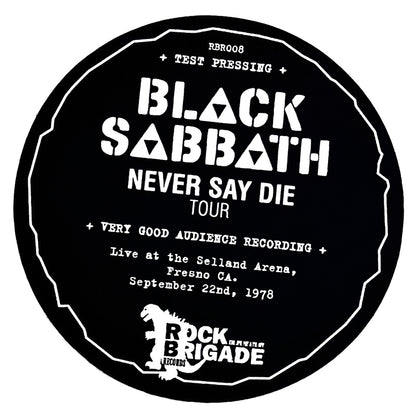 BLACK SABBATH 2xLP Never Say Die Tour (TEST PRESSING)