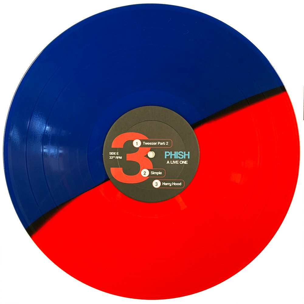 PHISH 3xLP A Live One (Split Red & Blue Coloured Vinyls)