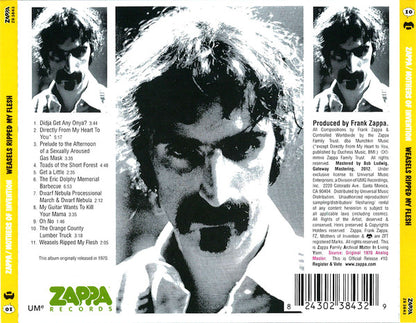 FRANK ZAPPA CD Weasels Ripped My Flesh (Remastered)