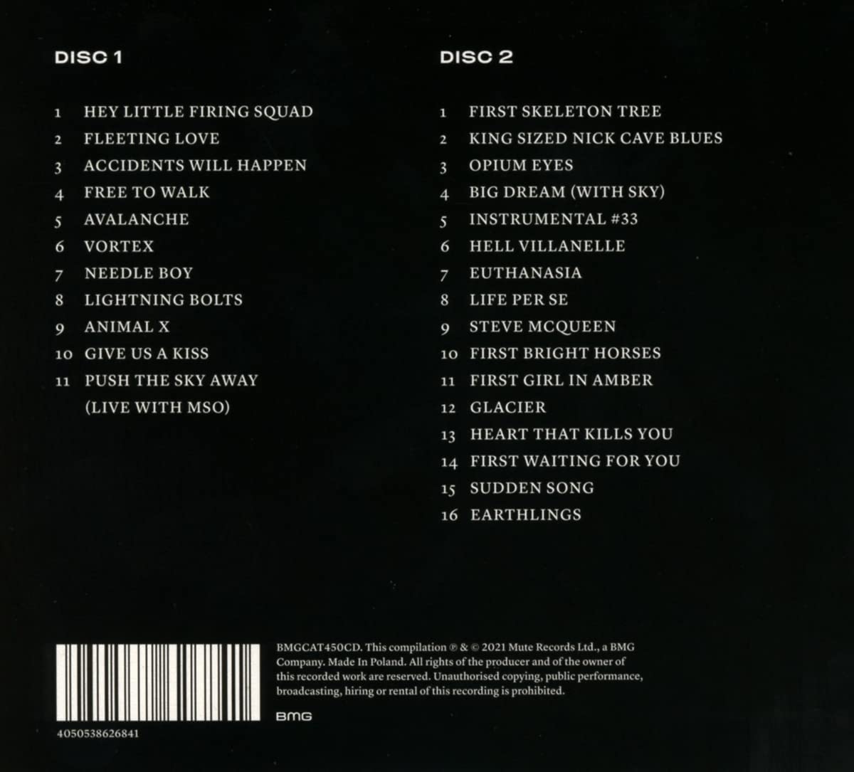 NICK CAVE 2xCD B-Sides Rarities (Part II)