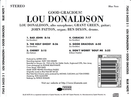 LOU DONALDSON CD Good Gracious!