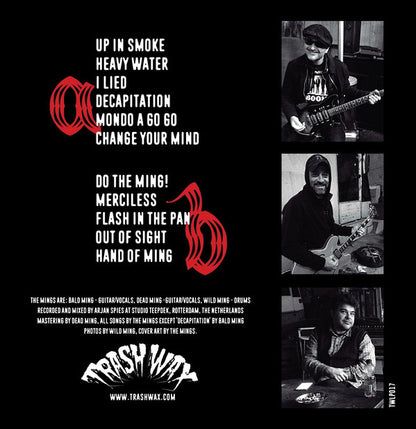 THE MINGS LP The Mings (Red Splatter Coloured Vinyl)