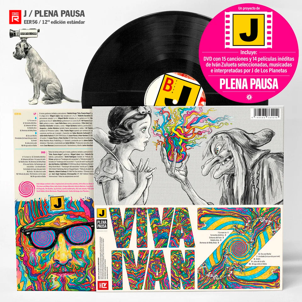J de LOS PLANETAS LP+DVD Plena Pausa