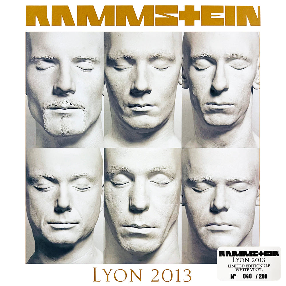 RAMMSTEIN 2xLP Lyon 2013 (White Coloured Vinyl) 200 Numbered Copies