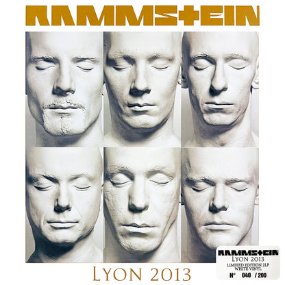 RAMMSTEIN 2xLP Lyon 2013 (White Coloured Vinyl) 200 Numbered Copies