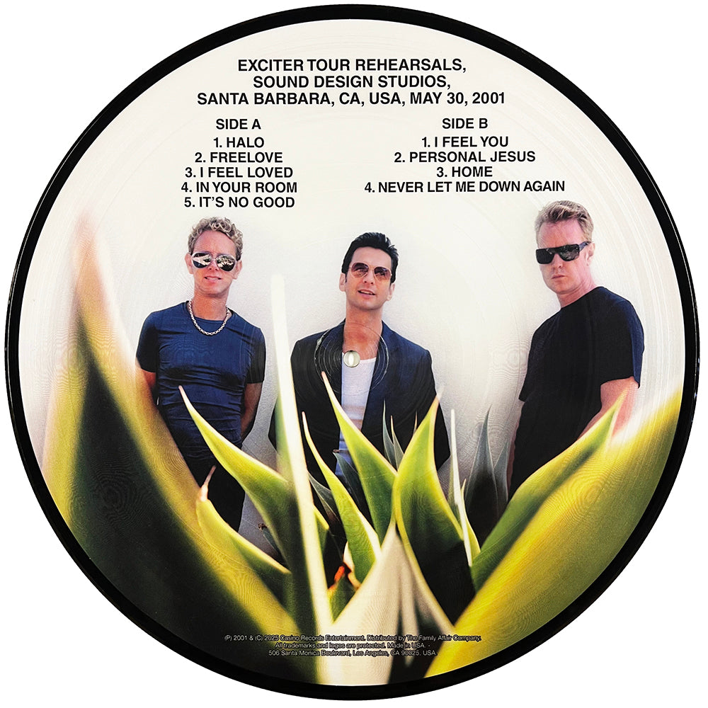 DEPECHE MODE LP The Exciter Rehearsals (Picture Disc 400 Numbered Copies)
