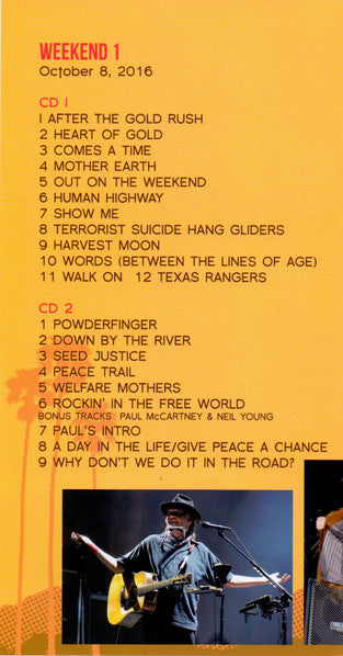 NEIL YOUNG + PROMISE OF THE REAL BOX SET 4xCD Desert Trip (Long Box)