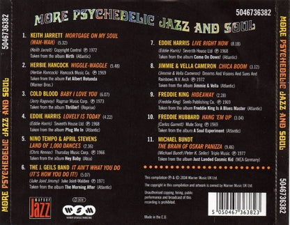 VARIOUS CD More Psychedelic Jazz And Soul