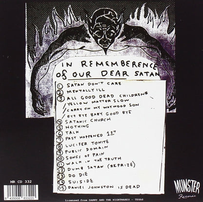 DANNY AND THE NIGHTMARES CD Death Of Satan (Daniel Johnston)
