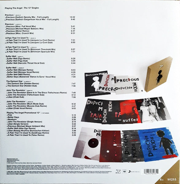 DEPECHE MODE BOX SET 10xMAXI-LP Playing The Angel | The 12" Singles
