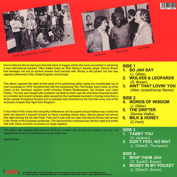 DENNIS BROWN 2xLP Live At Montreux