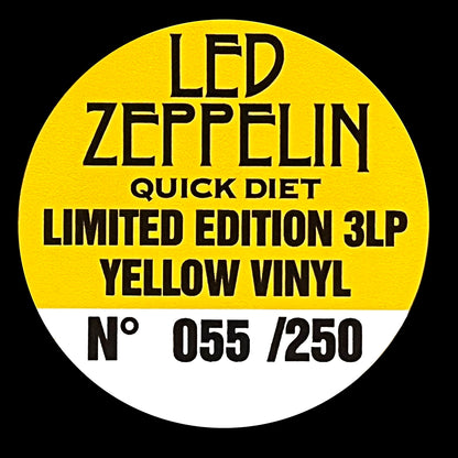 LED ZEPPELIN 3xLP Quick Diet (Yellow Coloured Vinyls) 250 Numbered Copies