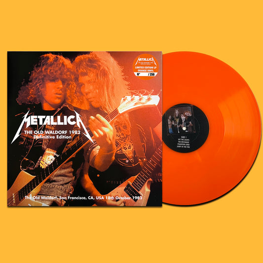 METALLICA LP The Old Waldorf 1982 Definitive Edition (Orange Vinyl) PROMO