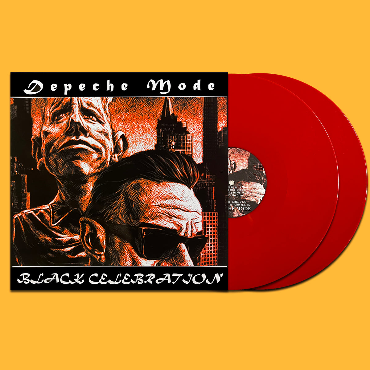 DEPECHE MODE 2xLP Black Celebration - Chicago 2023 (Red Coloured Vinyls)