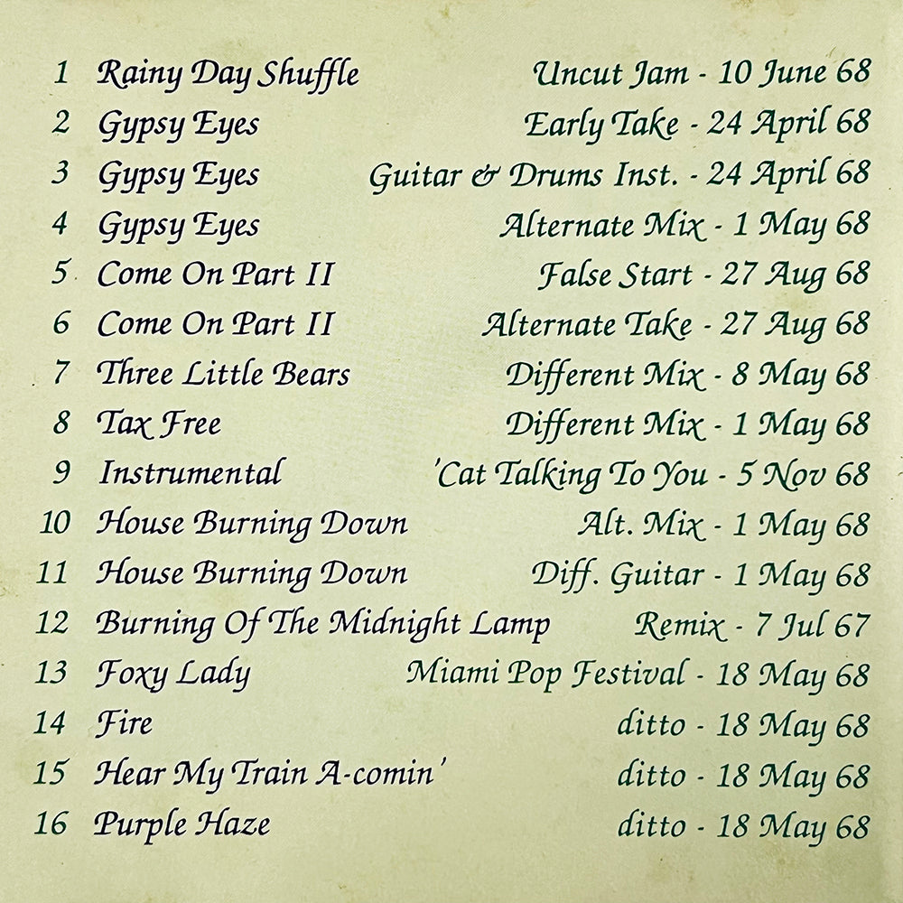 JIMI HENDRIX CD 1968 A.D.