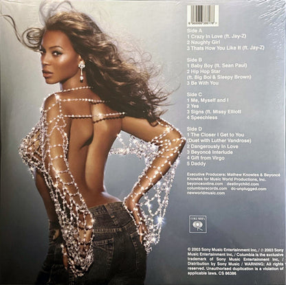 BEYONCE 2xLP Dangerously In Love (Yellow Marbled Coloured Vinyls)