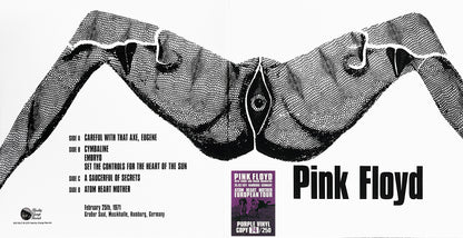 PINK FLOYD 2xLP Hamburg Germany 25.02.1971 (Purple Coloured Vinyl Numbered)