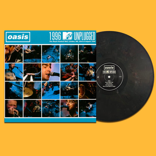 OASIS LP 1996 MTV Unplugged (Black Marbled Coloured Vinyl)