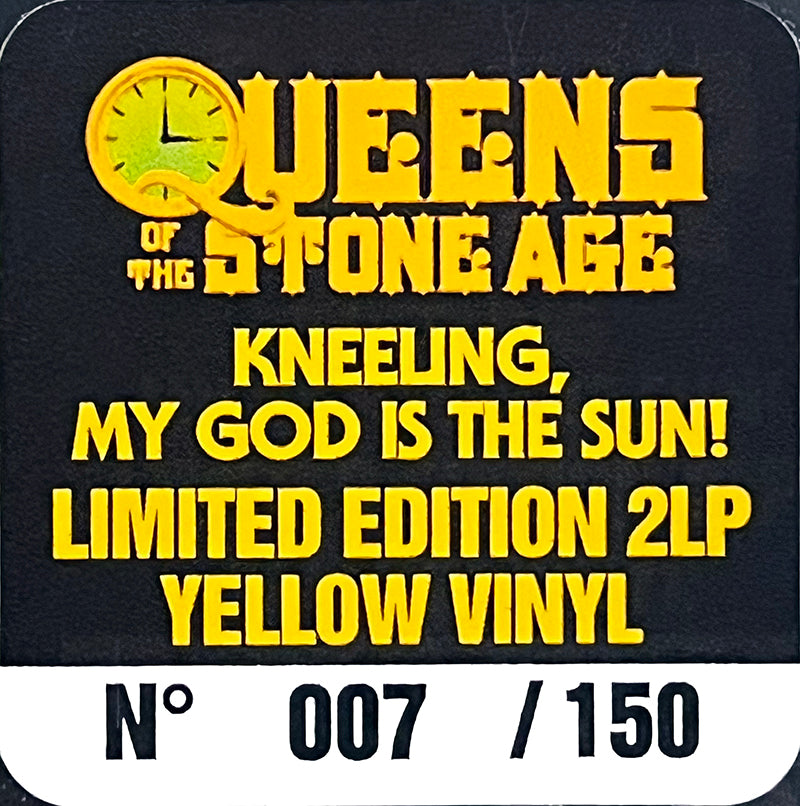 QUEENS OF THE STONE AGE 2xLP Kneeling, My God Is The Sun! (Yellow) 150 Copies