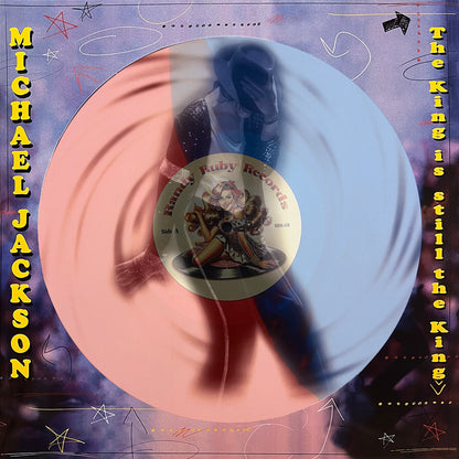 MICHAEL JACKSON LP The King is Still the King (Red/Blue Split Coloured Vinyl)