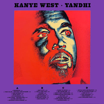 KANYE WEST 2xLP Yandhi (Pink Coloured Vinyls) with Bonus Tracks