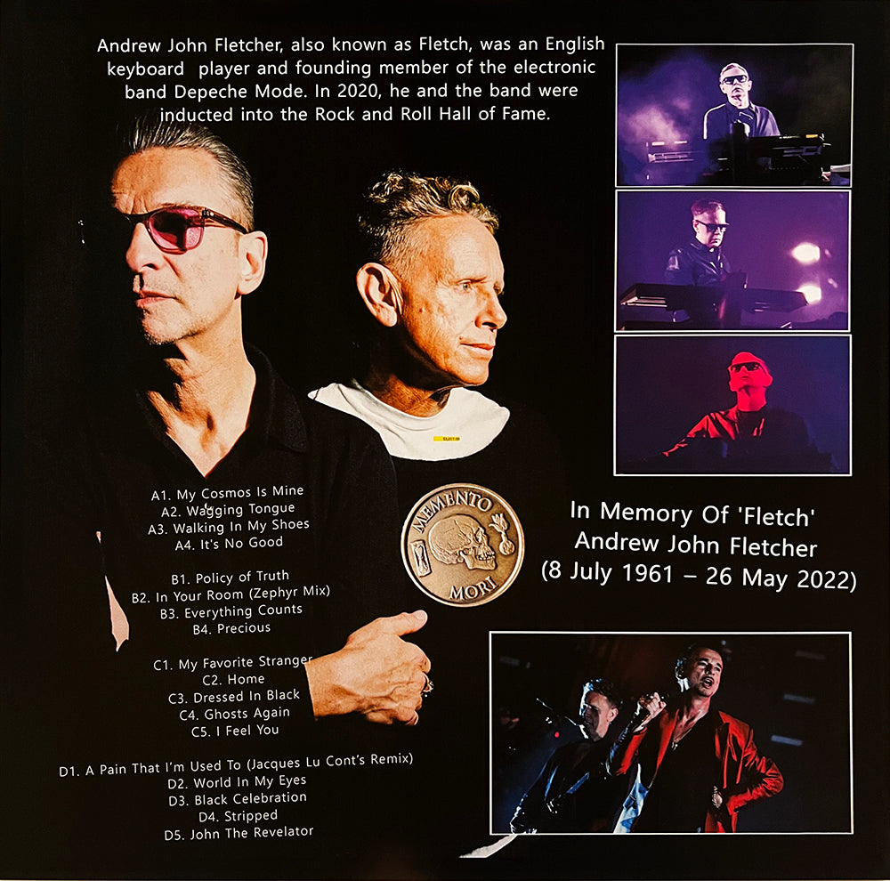 DEPECHE MODE 2xLP Black Celebration - Chicago 2023 (Red Coloured Vinyls)