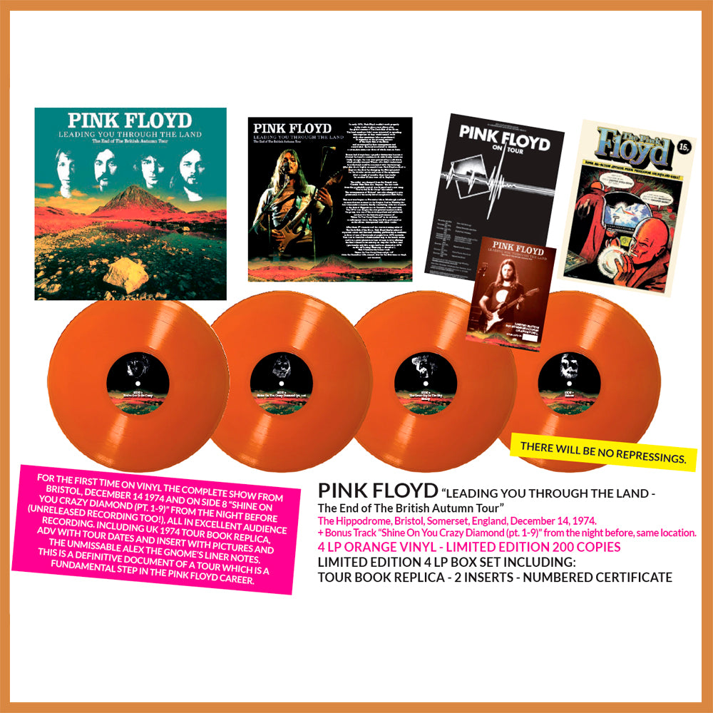 PINK FLOYD BOX SET 4xLP Leading You Through The Land (Orange Colour 200 Copies)